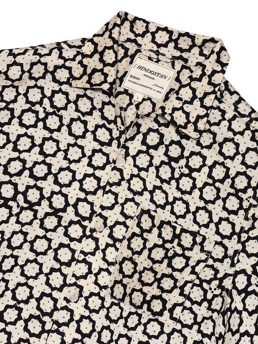 ‘'Jaali' Silk Shirt