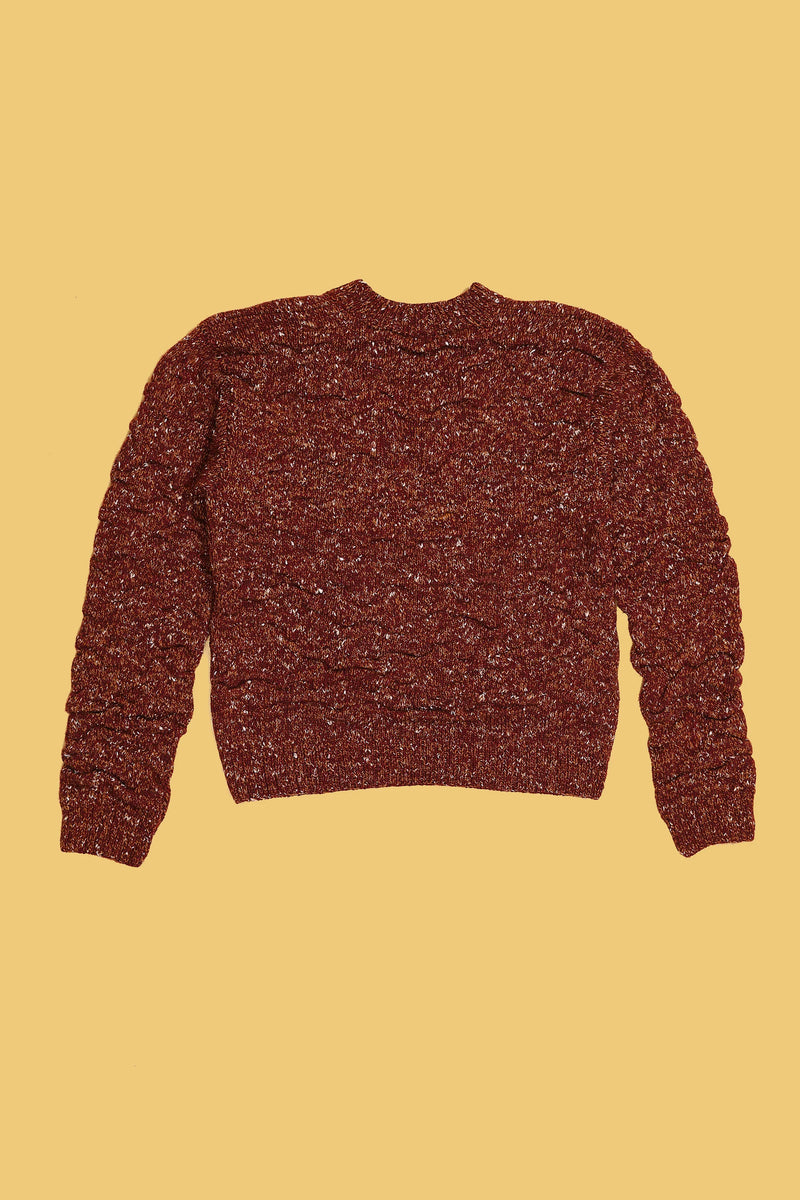 Bubble Breeze V-Neck Merino Sweater