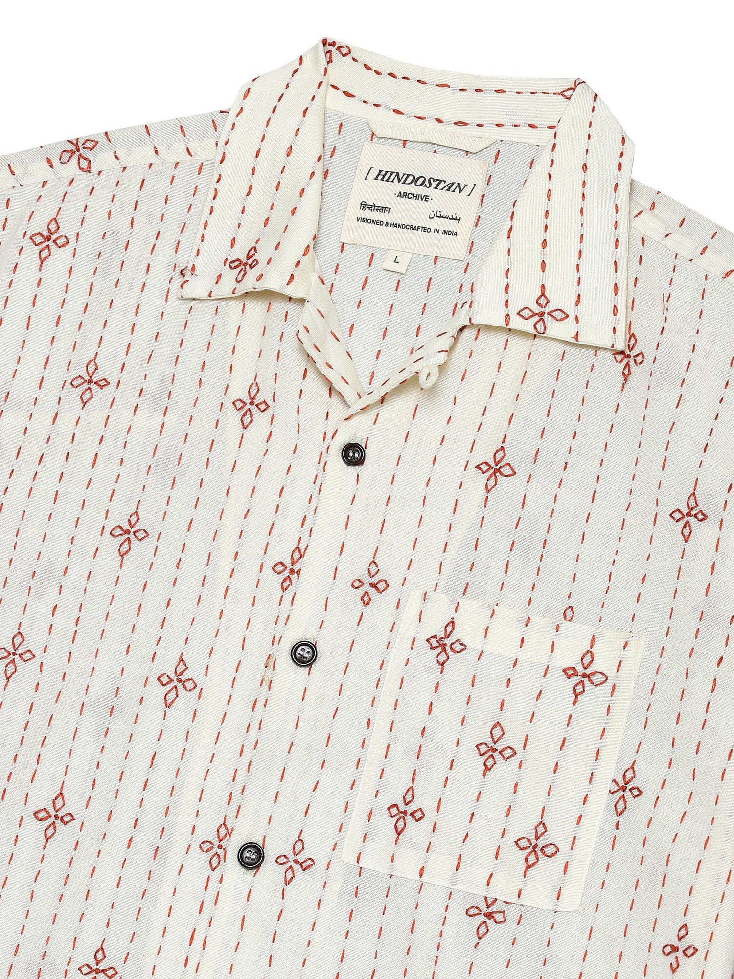 ‘Kharekh’ Linen Shirt