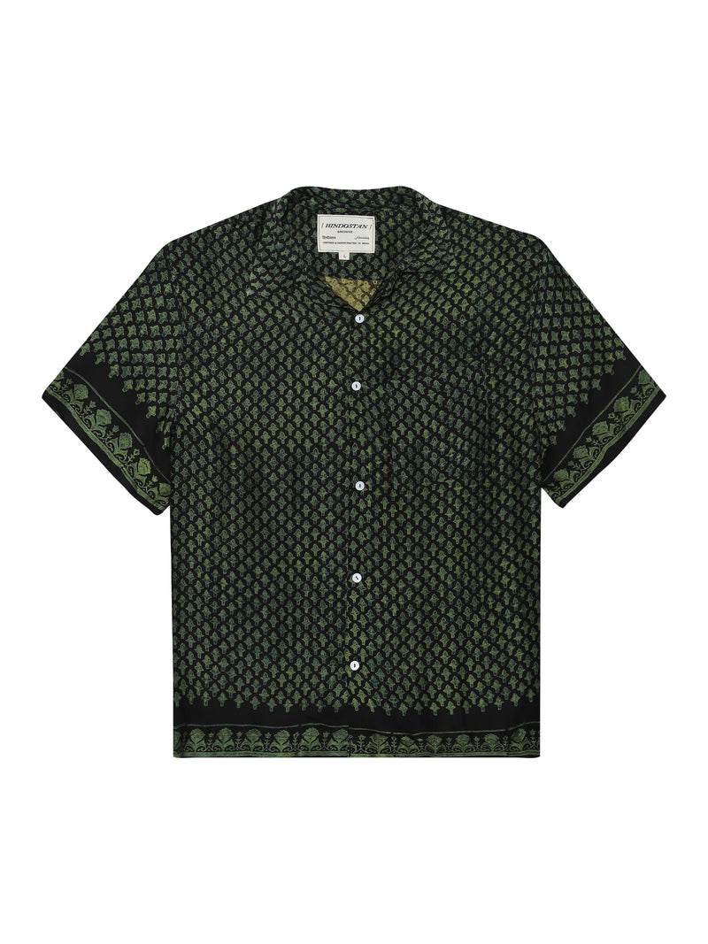 'Laung' Ajrakh Silk Shirt