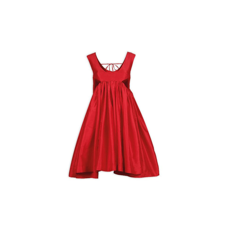 Red Taffeta Dress