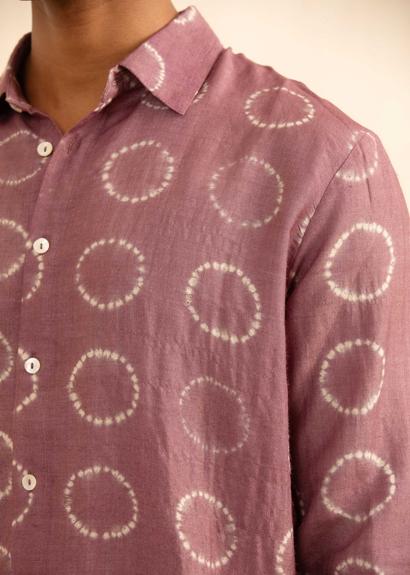Shibori Silk Shirt