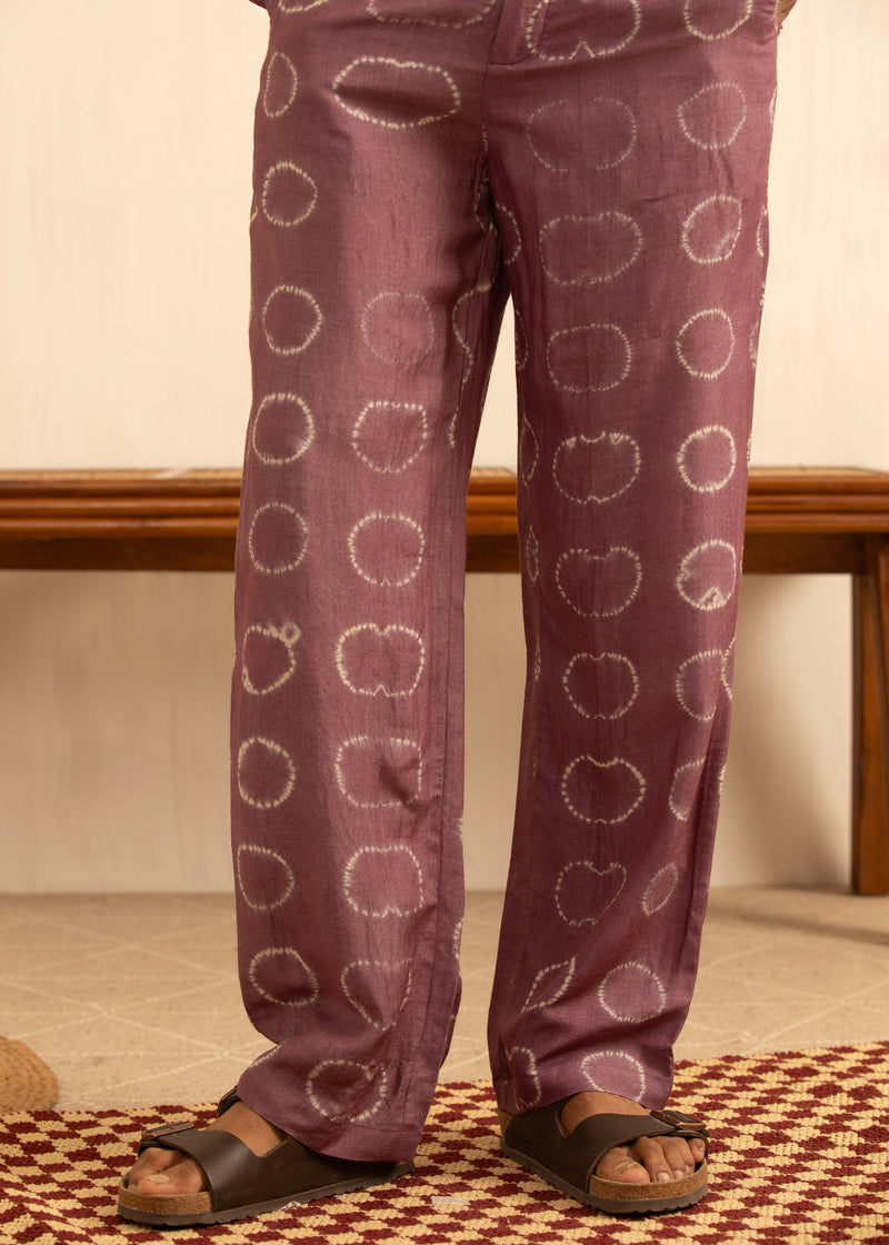 Shibori Silk Pants