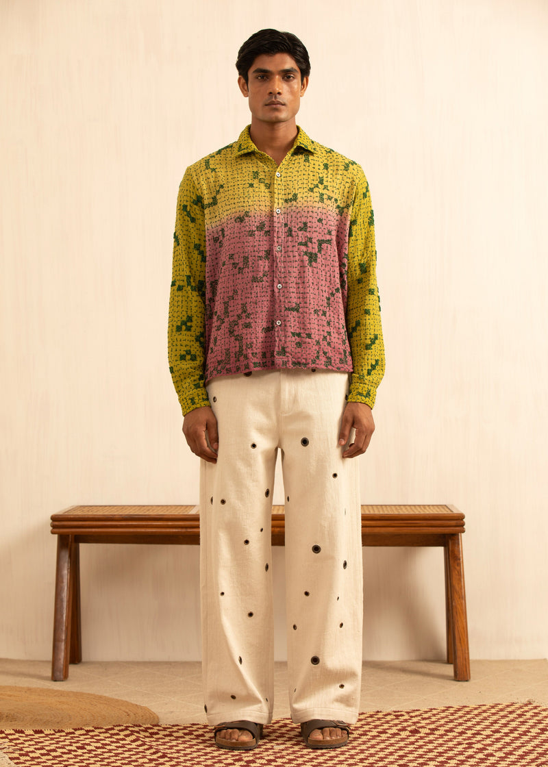 Kantha Block Shirt