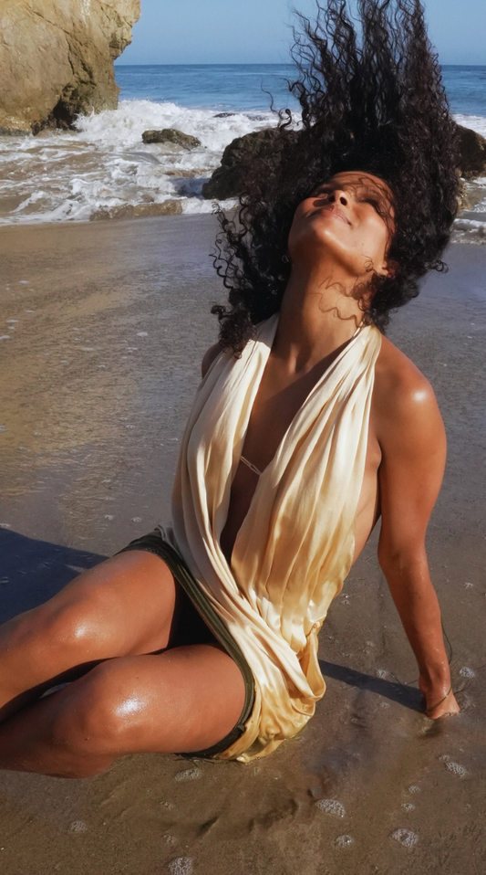 Sylvia Draped Dress