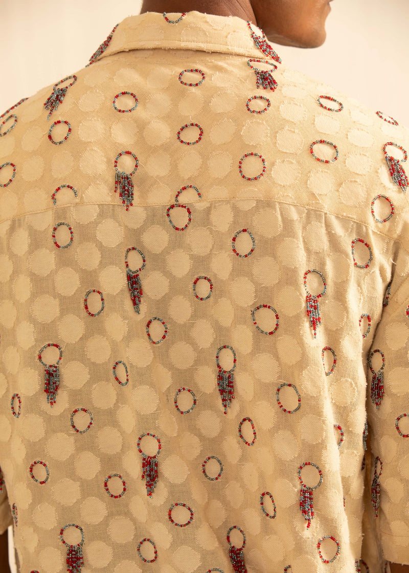 Beaded Tassels Shirt
