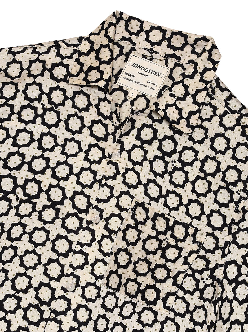 ‘'Jaali' Silk Shirt