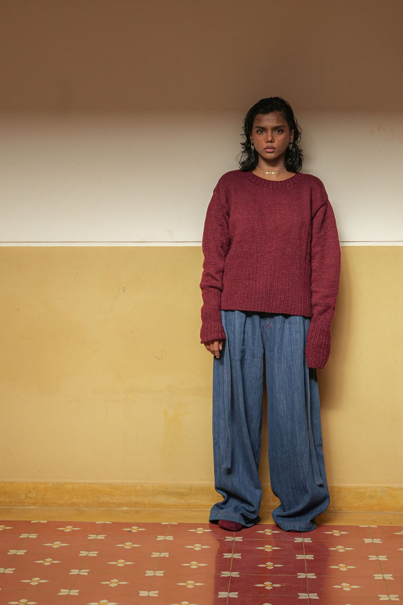 Eco Merino Ribbed Sweater