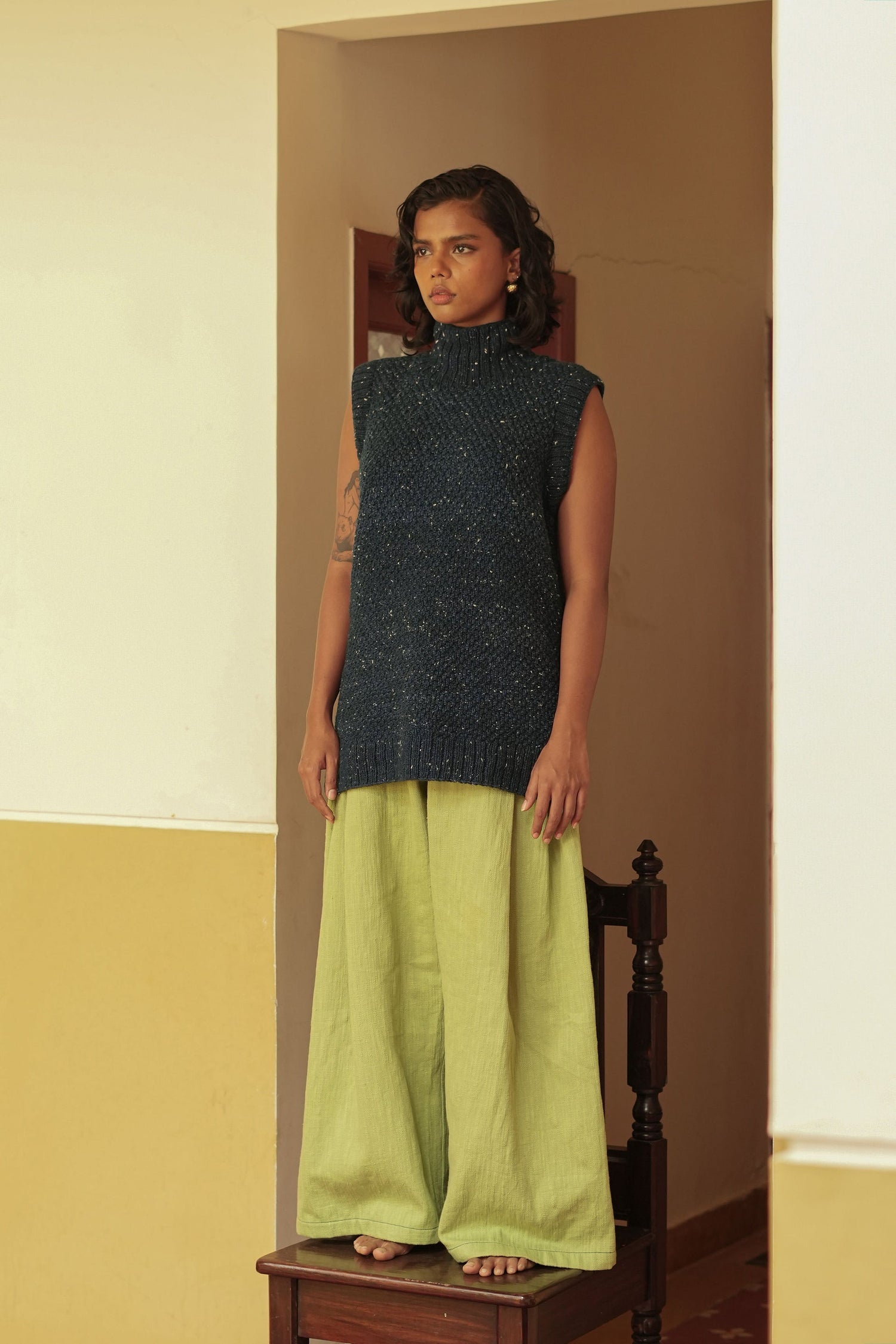 Indigo Moss Vest