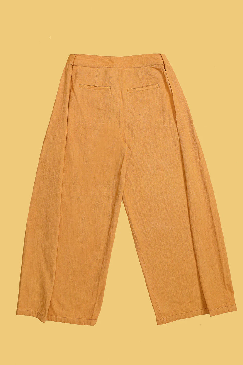 Structured Khadi Denim Pants