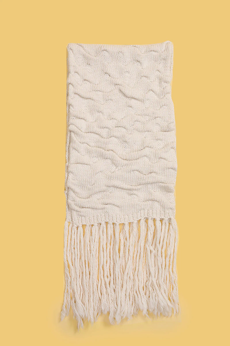 3D Bubble Knit Scarf