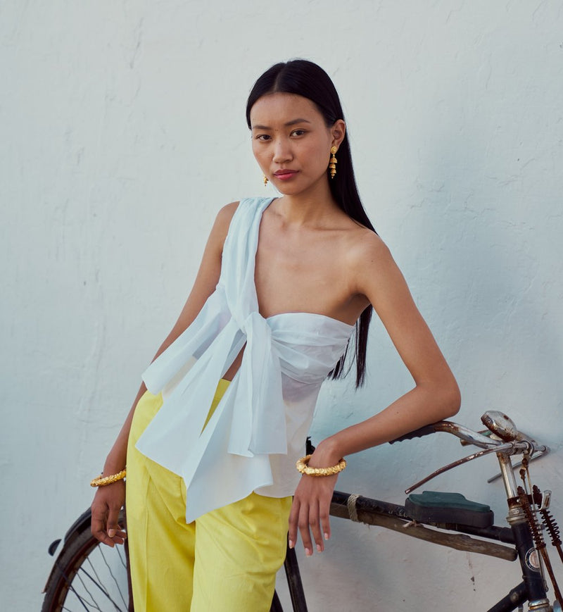 Khadi Cotton Knot Top