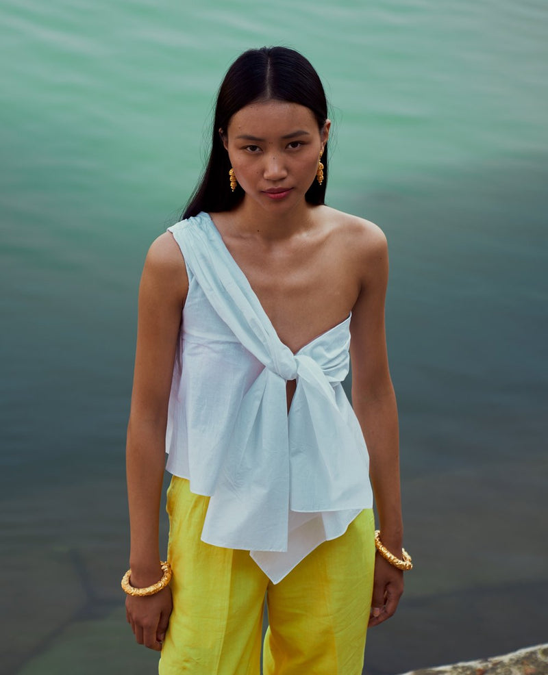 Khadi Cotton Knot Top