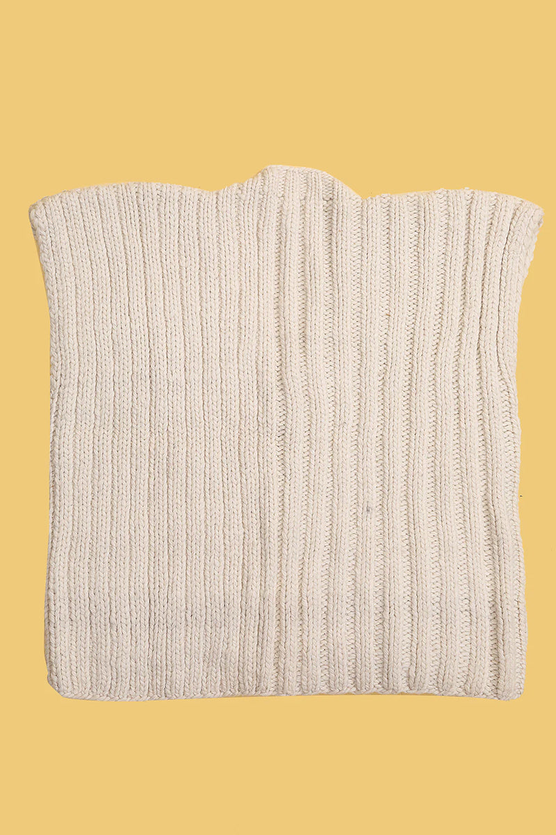 Merino Ribbed Cardigan Vest