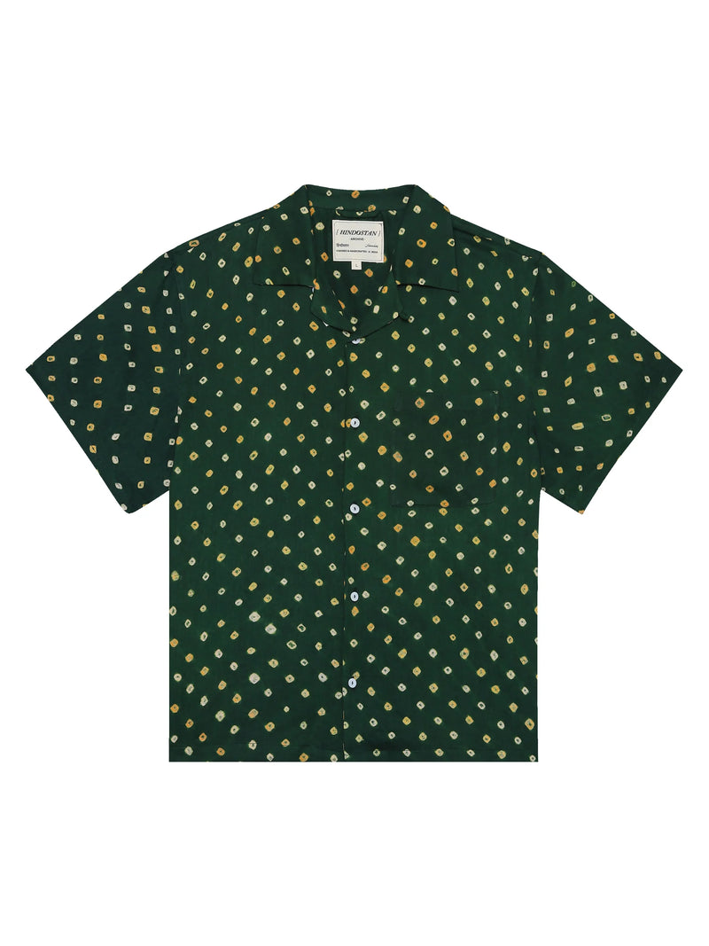 'Bandhani' Green Shirt
