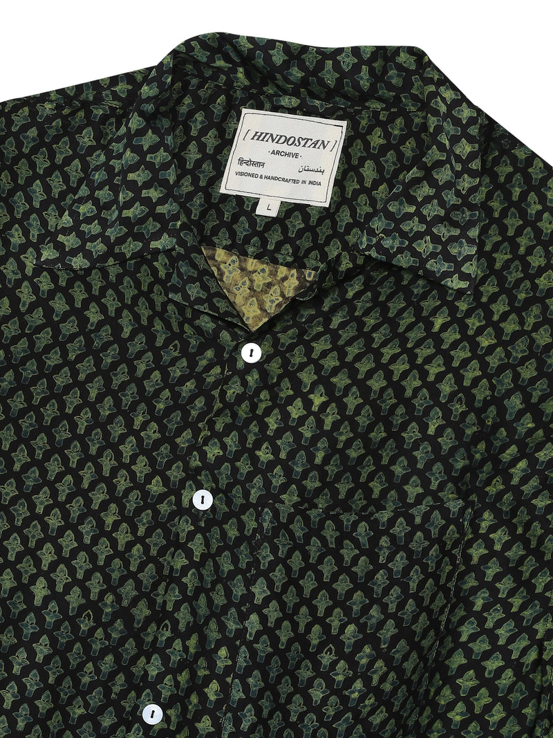 'Laung' Ajrakh Silk Shirt