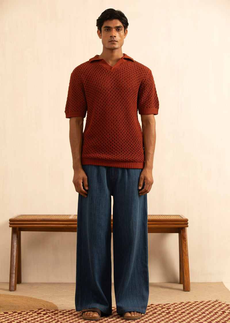 Double Layered Knit Polo