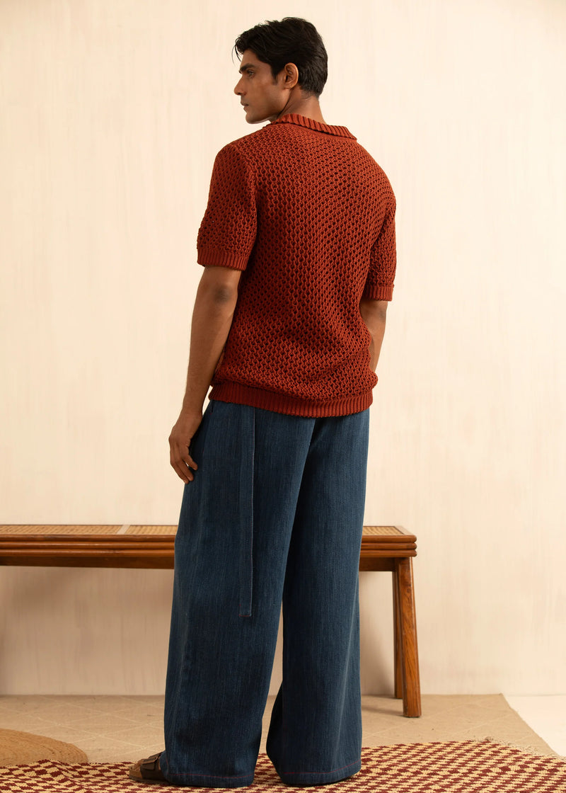 Double Layered Knit Polo