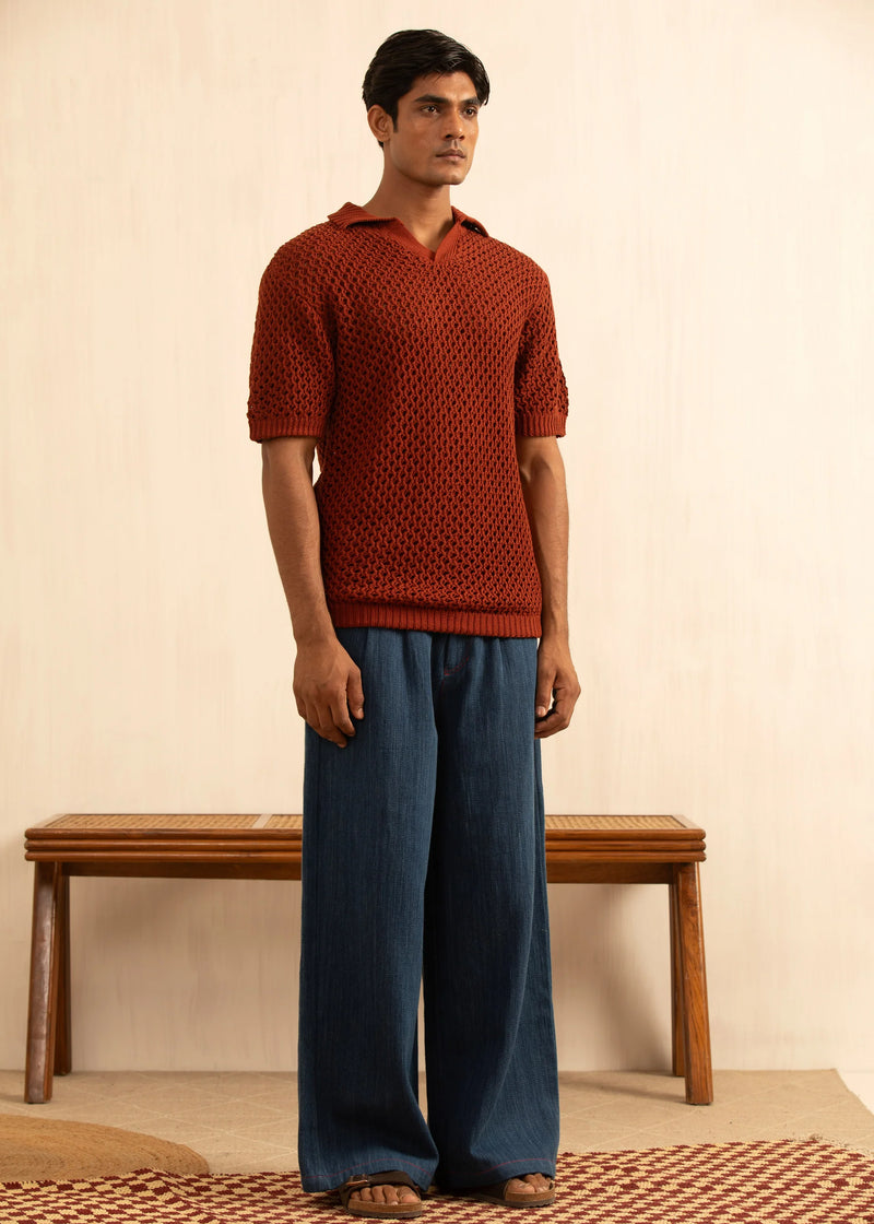 Double Layered Knit Polo